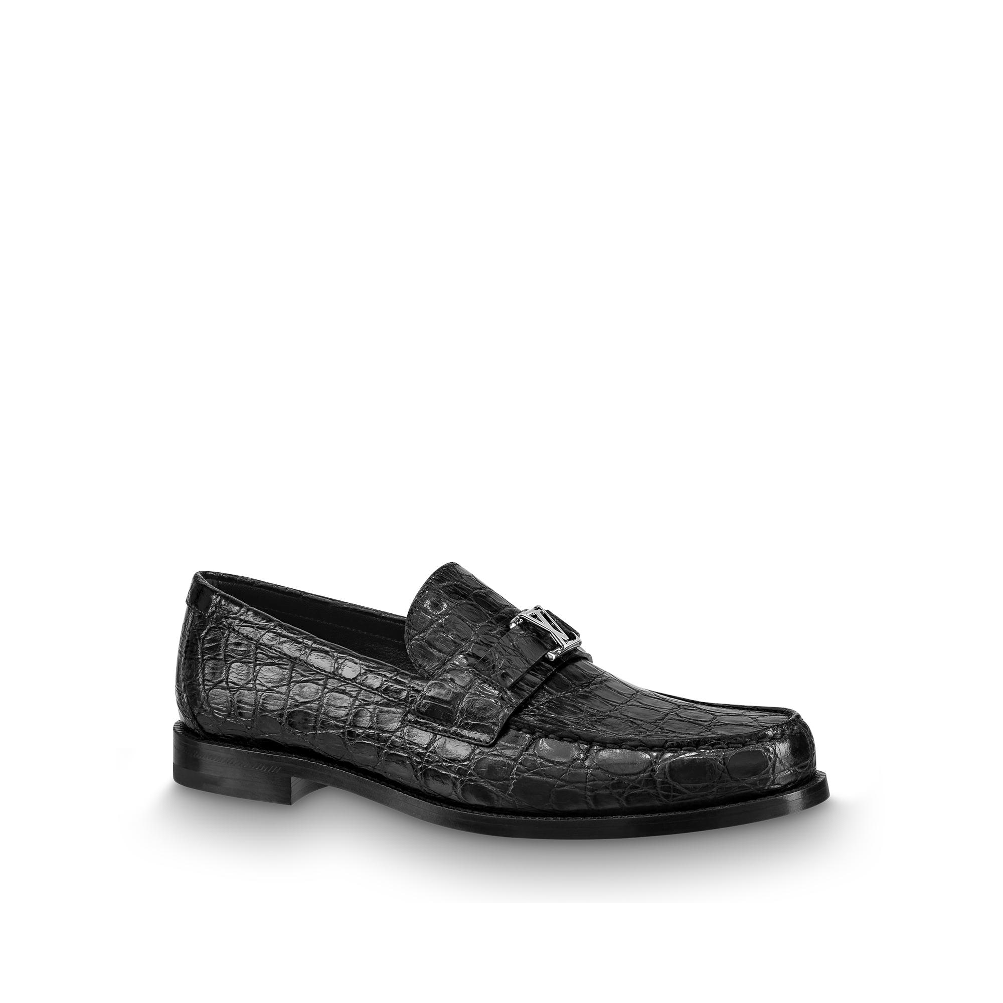 Louis vuitton clearance crocodile loafers